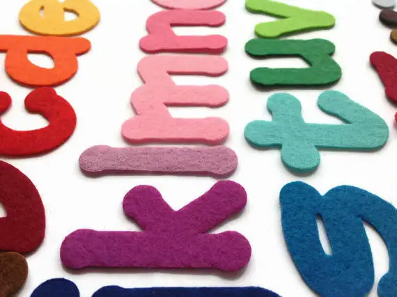 
Die Cut Craft Felt Letters 