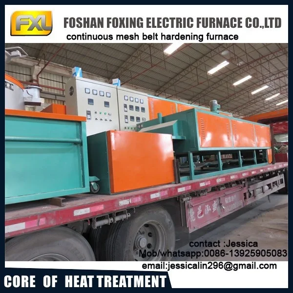 RWQ-120-10 Continuous mesh belt conveyor heating treatment furnace