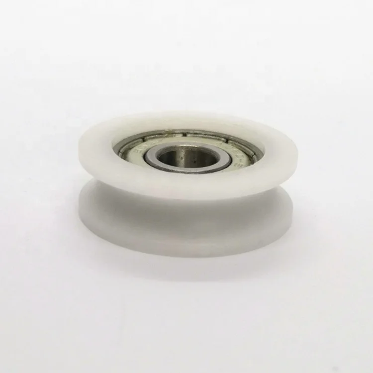 8x30x10 мм нейлоновый пластиковый ролик U-образный направляющий ролик с подшипником 608 для раздвижной двери