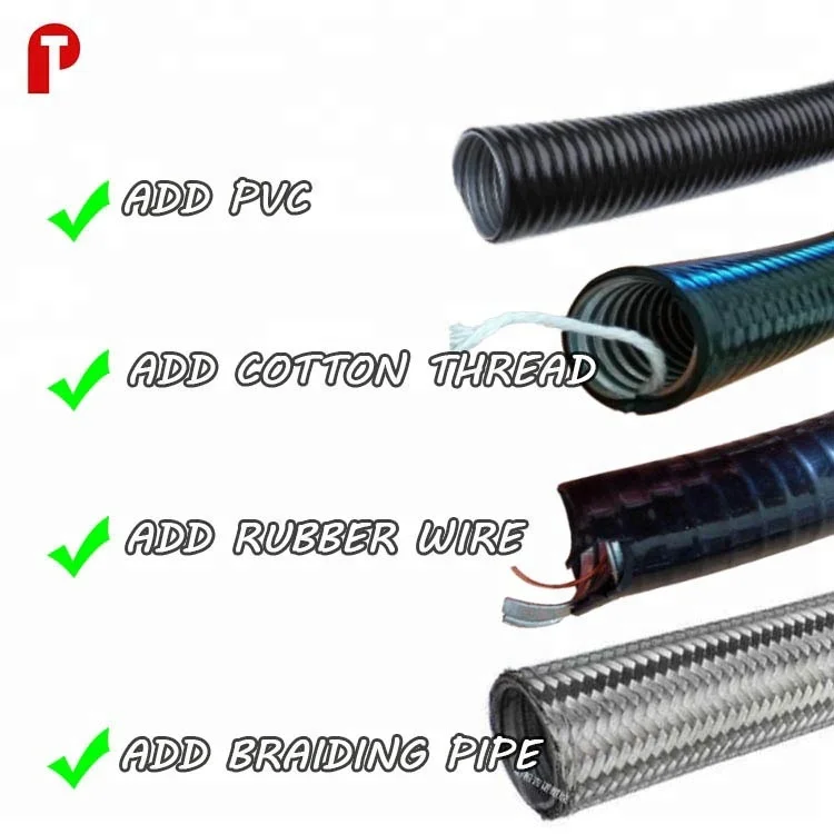 Stainless steel metal flexible conduit hose making forming machine