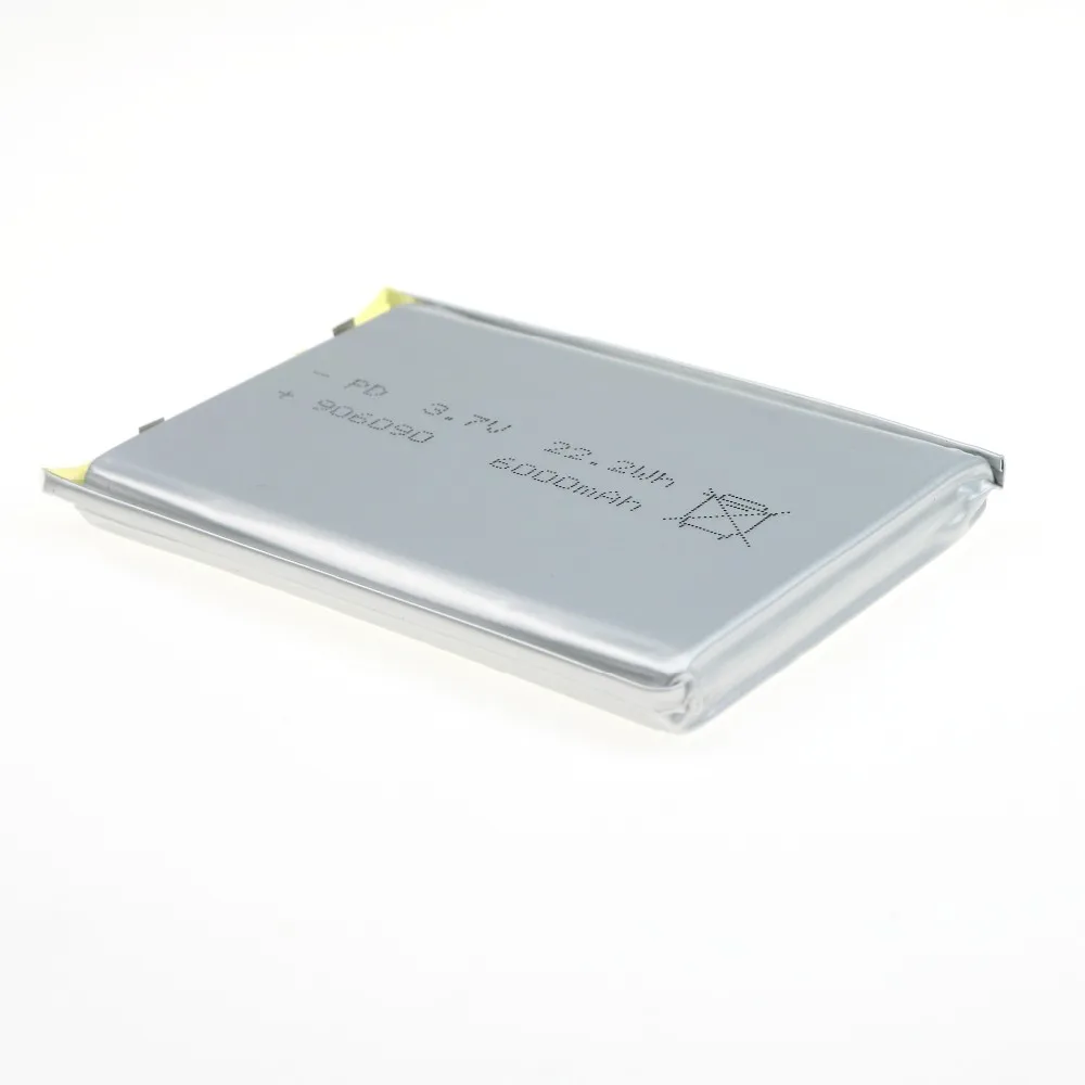 
7065113 lithium polymer battery 3.7v 6000mah lipo battery for digital products 
