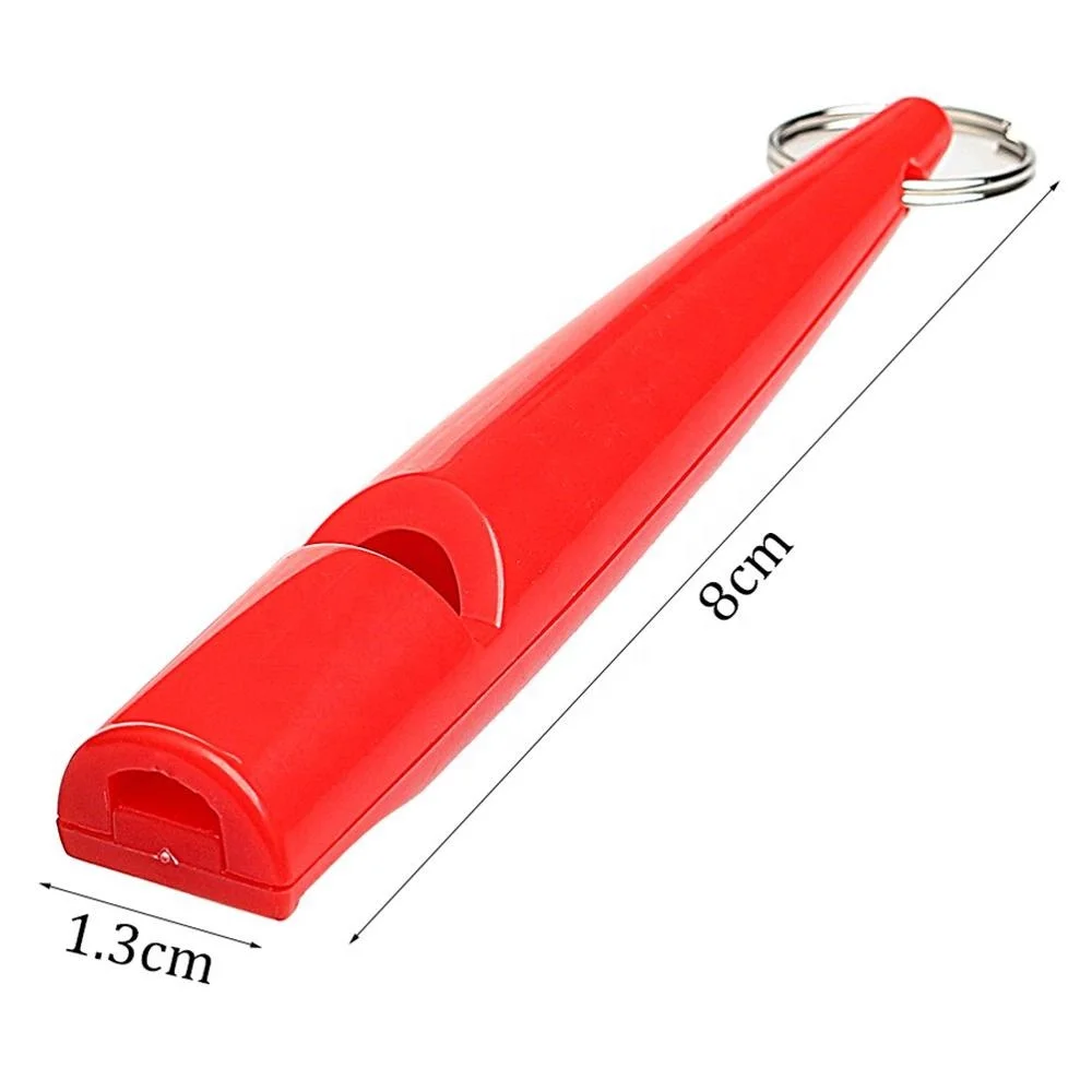 Профессиональный пластиковый свисток с высоким шагом для восстановления и дрессировки собак с ремешками и брелоками