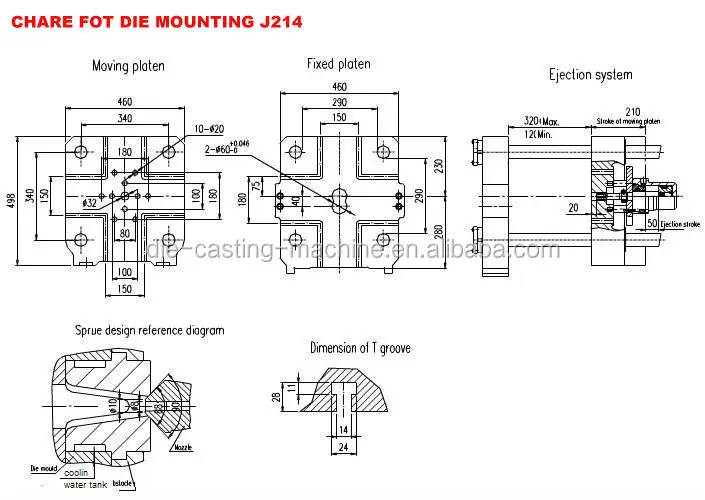 
50Ton Hot chamber Lead / Zinc alloy die casting machine 
