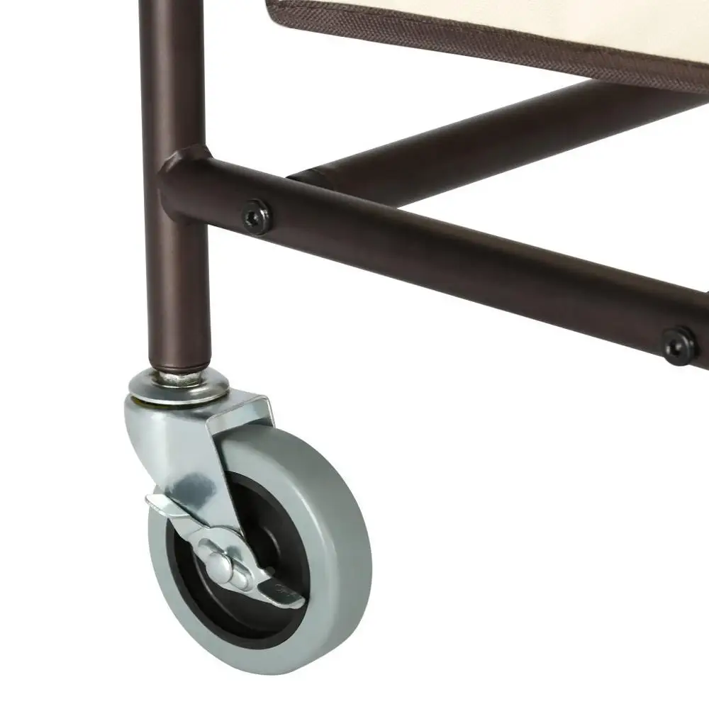 Hotel Laundry  Cart with Metal Frame Washing  hamper wheeled