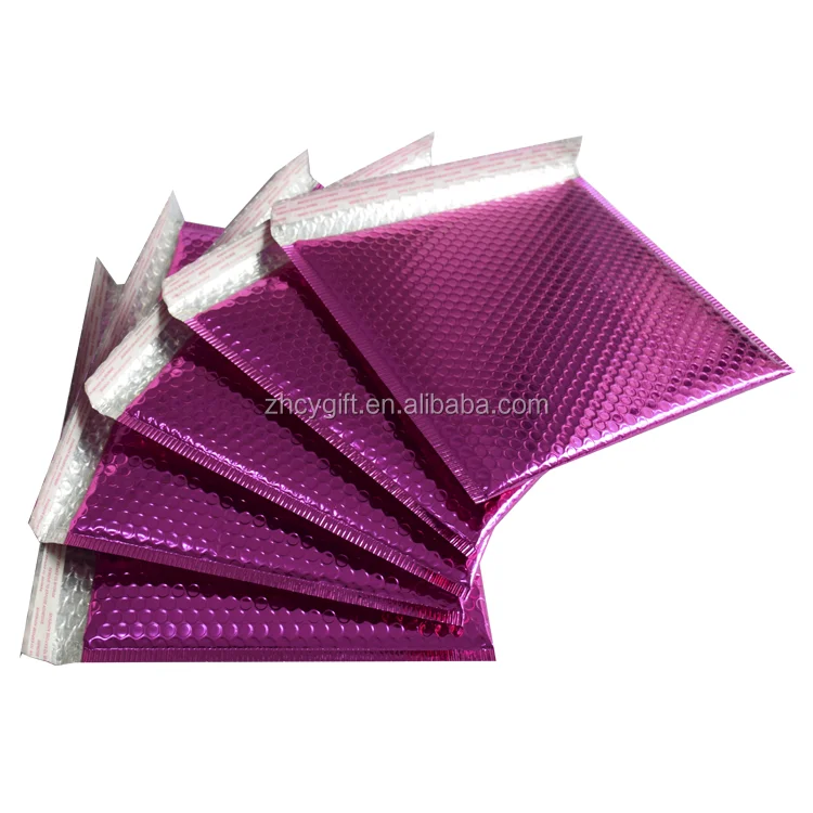 Popular Design Water-proof Strong Self Adhesive 6x9 6x10 Hot Pink Poly Bubble Mailers for Wholesale