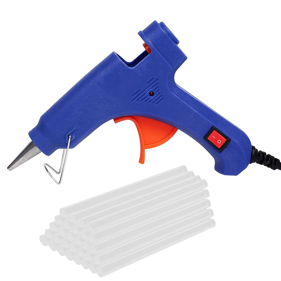 Mini Glue Gun 20W High Quality ce approved trigger fed hot melt glue gun Industrial repair adhesion tool