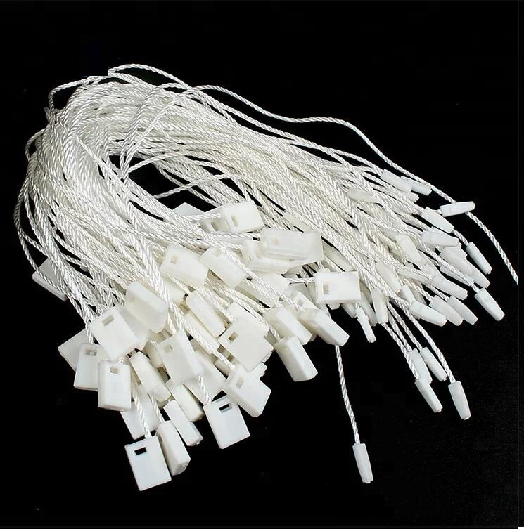 Прямая продажа с фабрики Цена На Заказ обычно используют в форме белого пластика для висячей бирки замки для одежды