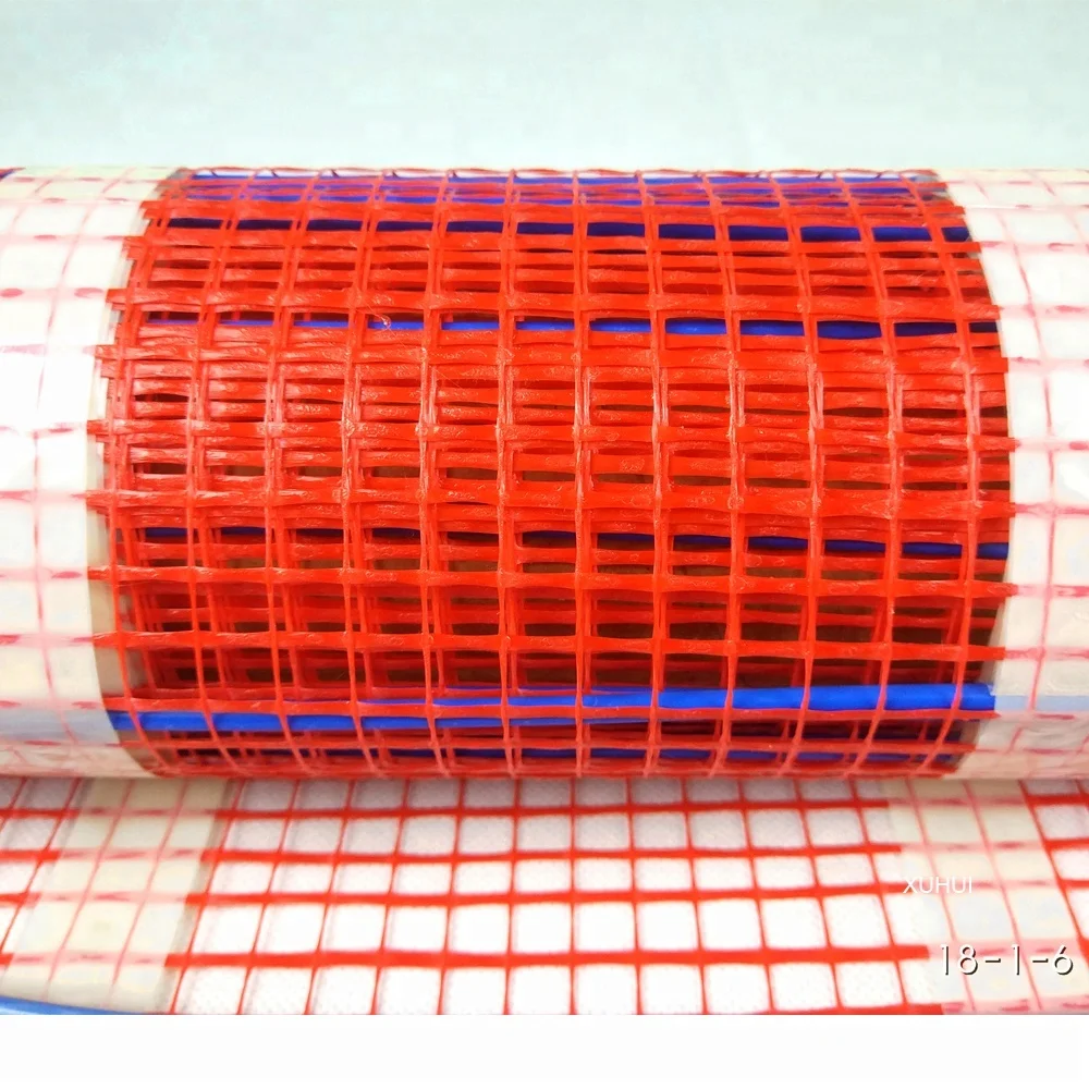 European 2023 best-selling Red mat blue cable household floor warming heating mat for with thermostat