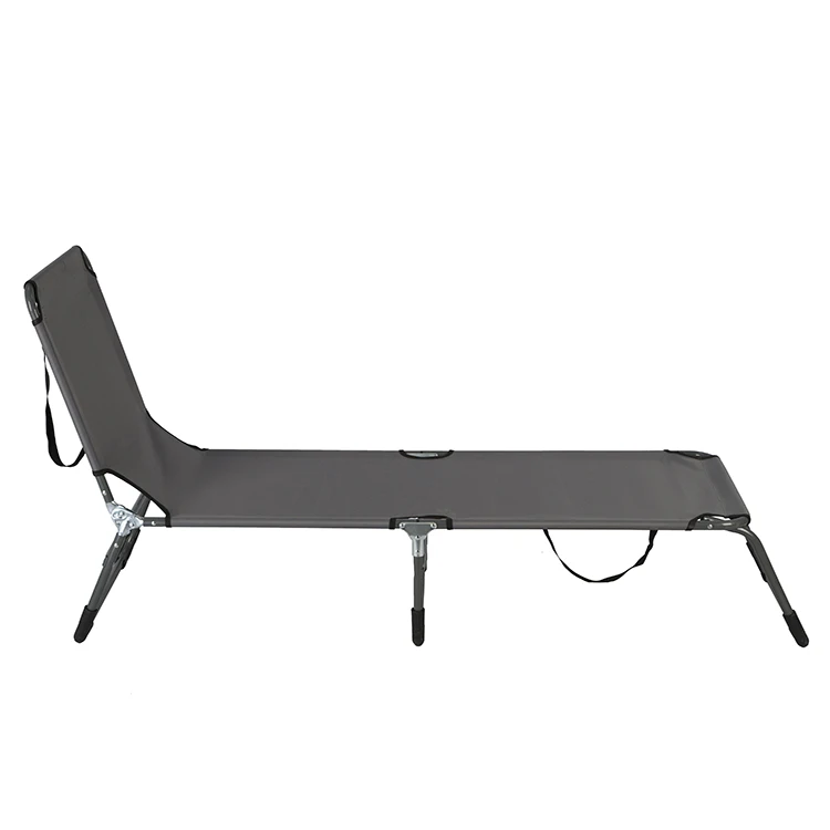 Portable army folding picnic camping beach lounge bed for outdoor