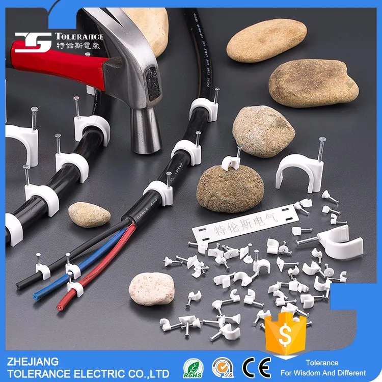 Процесс фиксации Просто Привлекательная Цена ногтей круг кабельный зажим