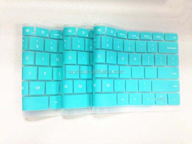 Цветной силиконовый чехол для клавиатуры microsoft surface pro 3