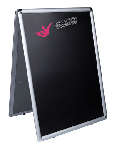 Сублимационная двусторонняя или двухсторонняя откидная доска для письма маркерами для ресторана сухая стираемая доска мольберта