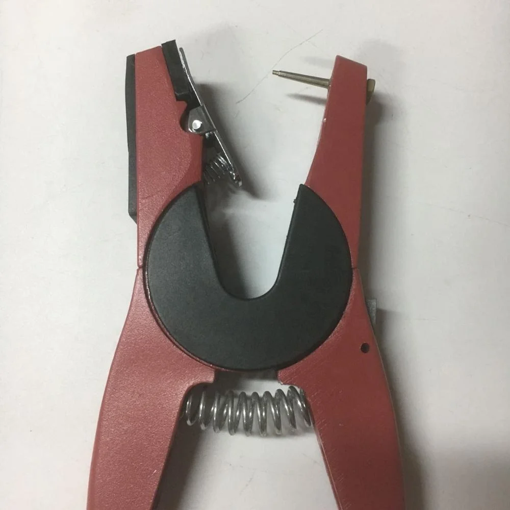 top sell Red pig ear tag plier  cattle ear tag applicator