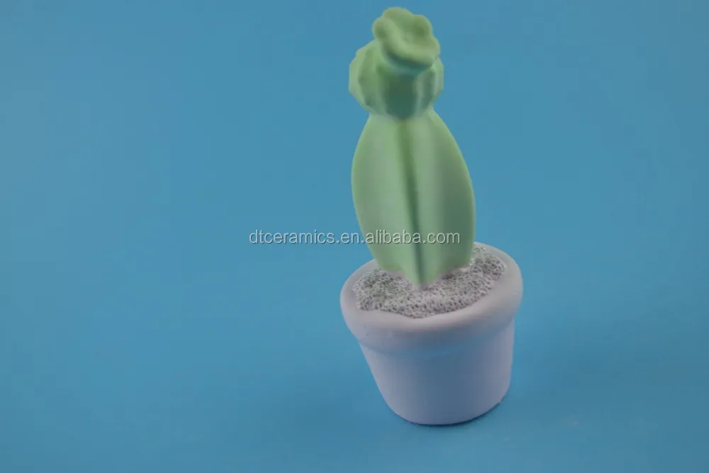 cactus shaped air freshener scented gypsum ceramic air freshener