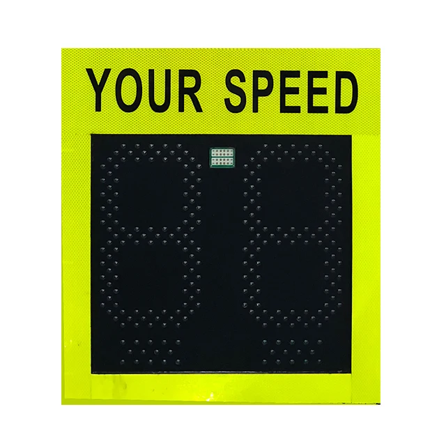 
Traffic Flashing Warning Doppler Solar Speed Indicator Radar Detector Speed Meter Sensor Detector Limit Display Sign speed radar 