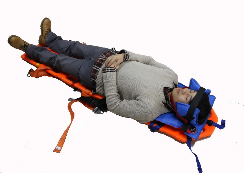 
VSA-2A10 Scoop stretcher head immobilizer and neck traction device for spine board in China 