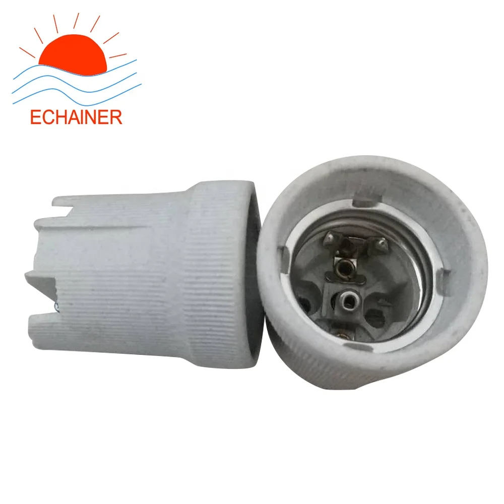E27/F519 socket ceramic E27 power lamp bulb holder for led light