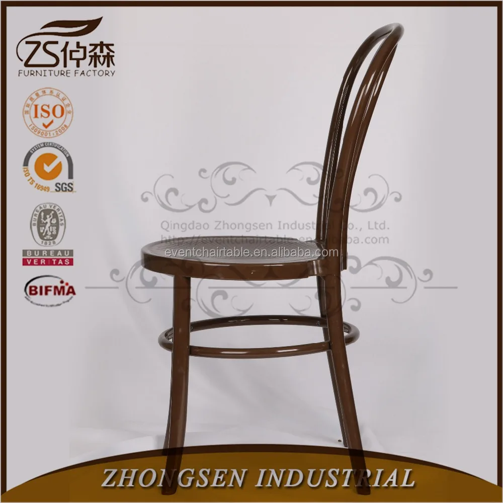 Modern design resin brown black thonet bentwood coffee chair