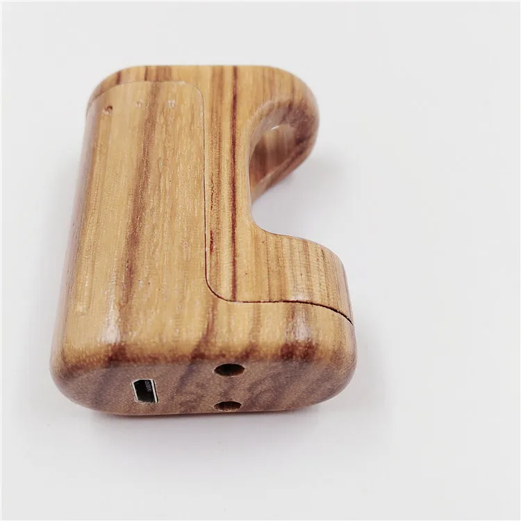 
2019 box mod starter kit 510 thread e cig 350 mah wooden magnetic vape mod battery 