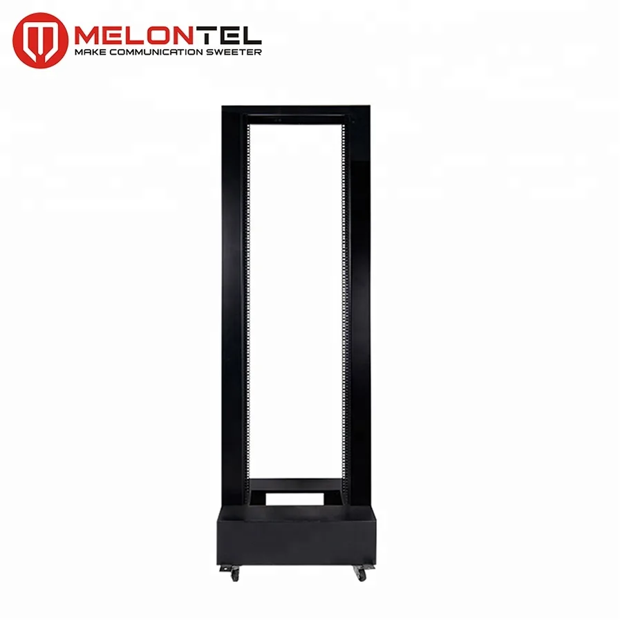 MT-6031 High Quality 19 Inch 1 Column Open Rack Black/Grey 42U Open Rack Cabinet
