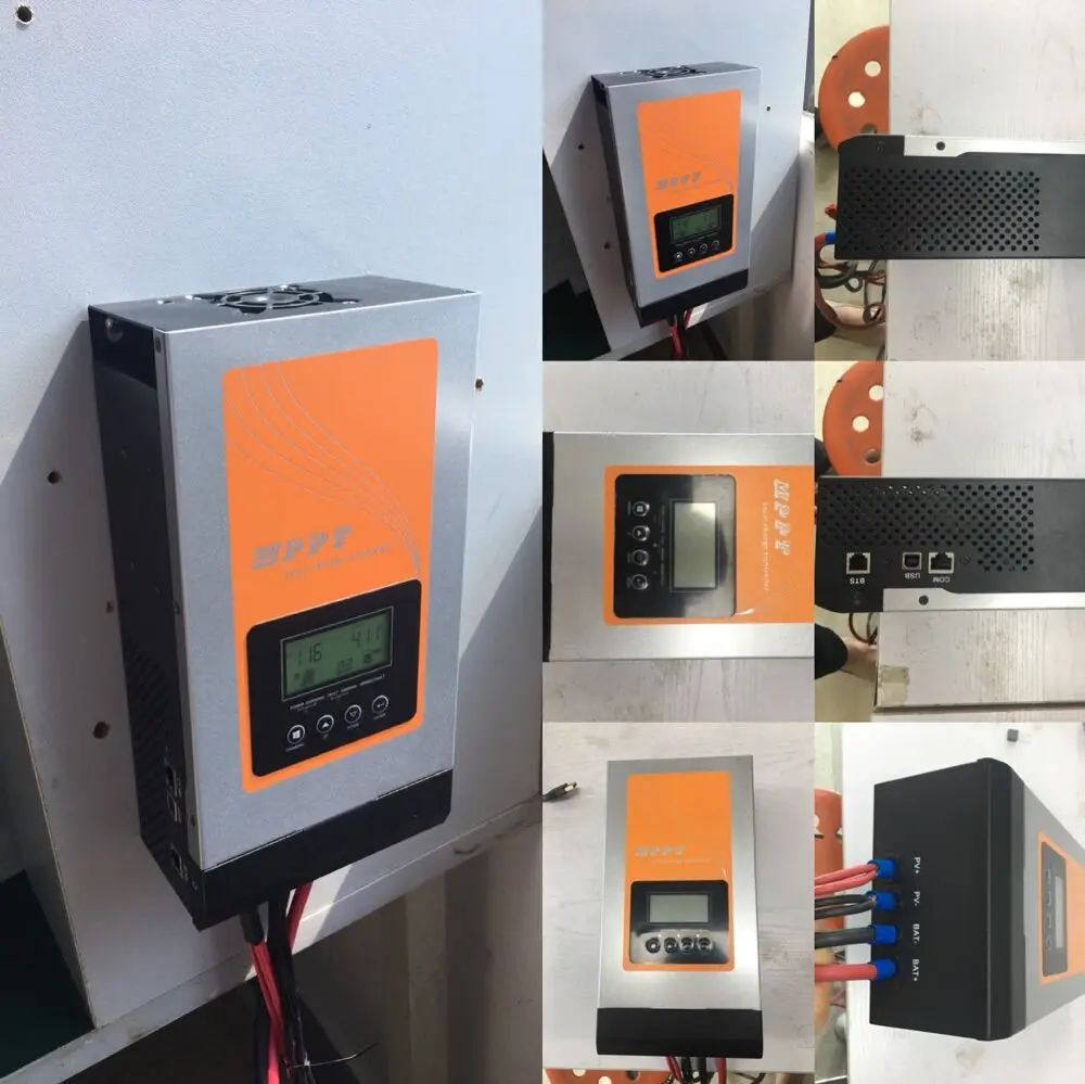 MUST Solar New MPPT 12/24/36/48V 60A 80A Solar Charger Controller with LCD Display