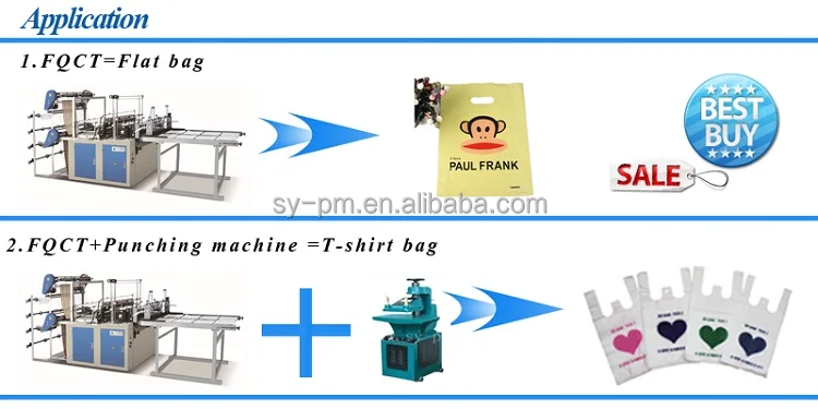 has video FQCT-600 Double-Layer plastic process equipment plastic bags making machine price
