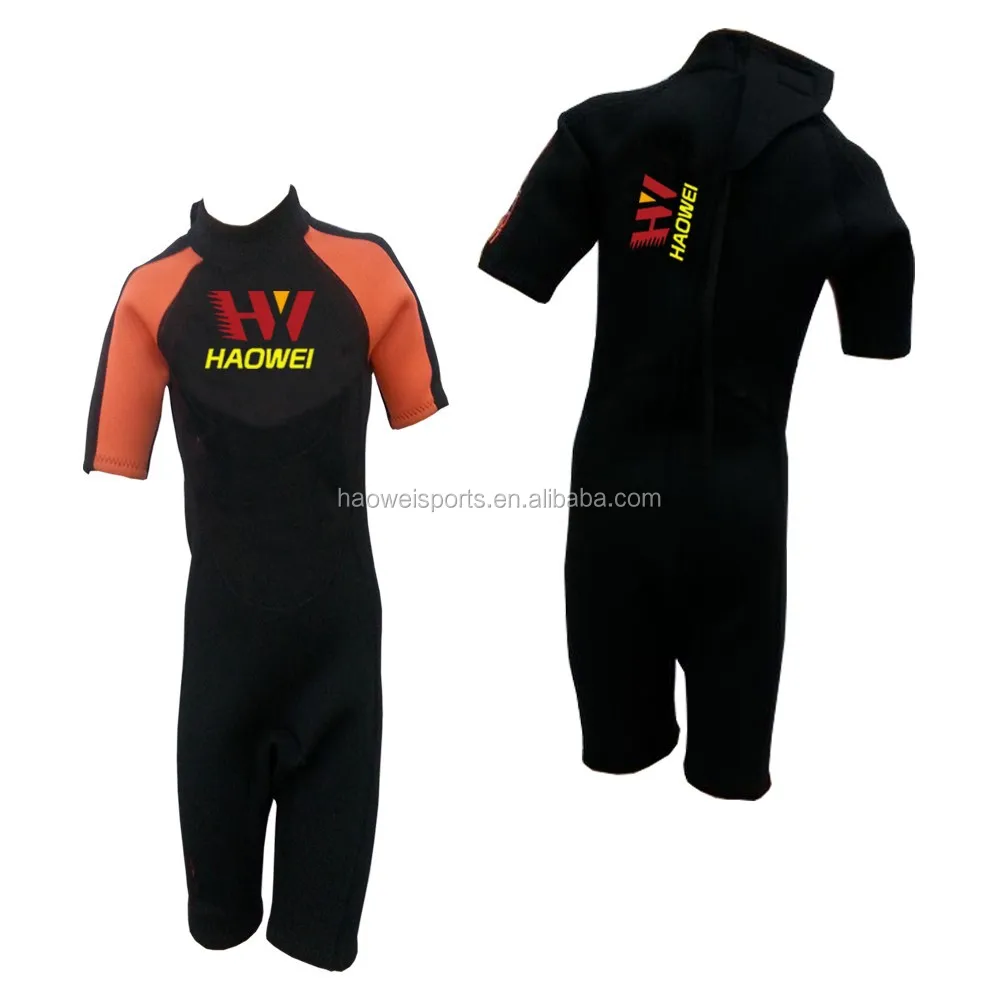 
infant and kids neoprene CR surfing suit keep warm soft wetsuits Anti-UV50+ 