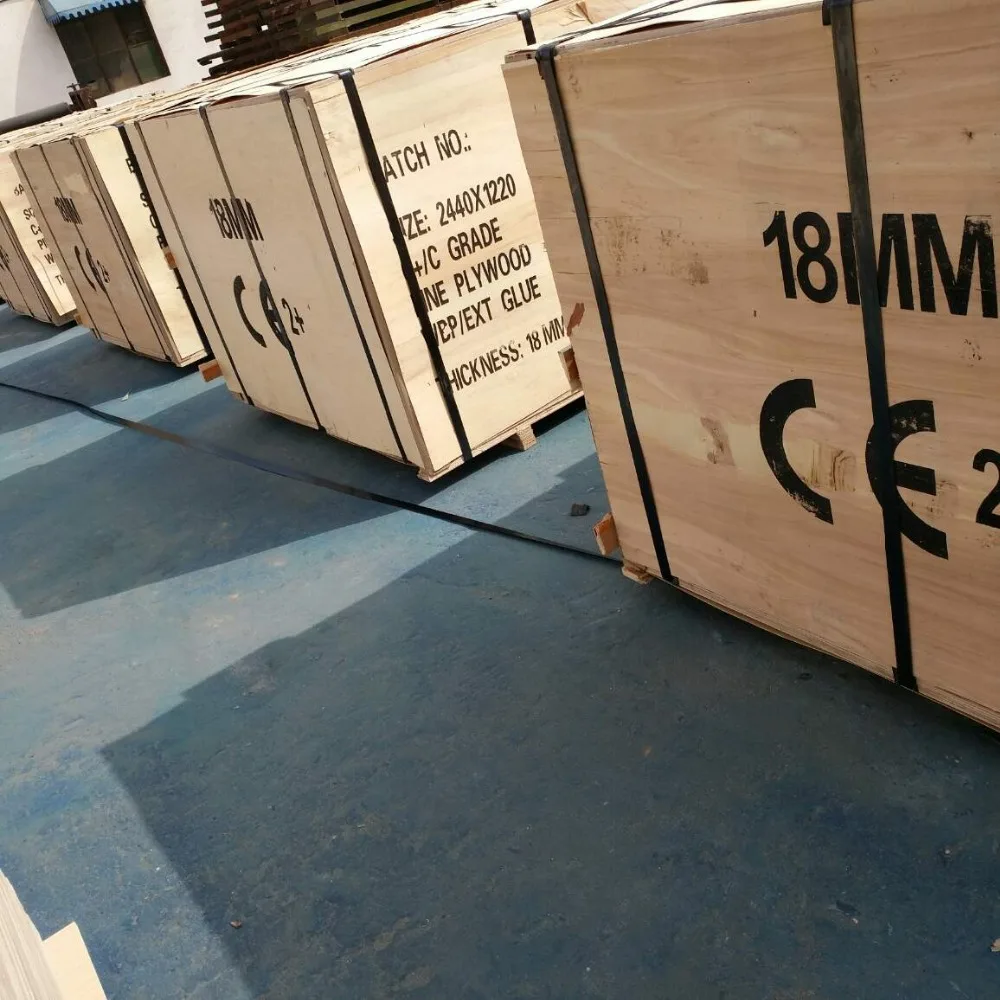 Furniture grade of Interior usage radiate soft wood pine plywood