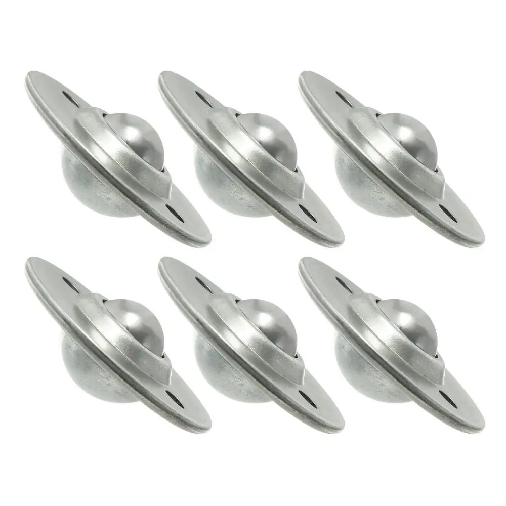 Pop up Round Two Holes 22mm Plastic Toy Ball Transfer Unit UFO Wheel Steel Pressed housing Small Cheap Flange Caster Roller