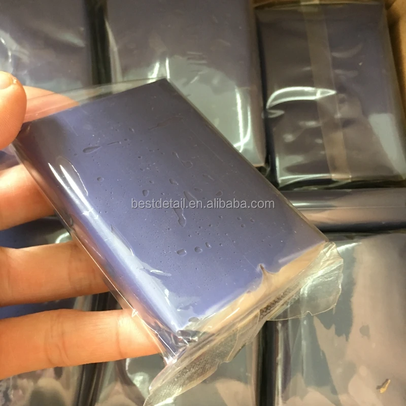 Blue Orange White Red Grey Green Purple Soft Paint Cleaner Fine Grade Auto Detailing Magic Car Clay Bar 100g