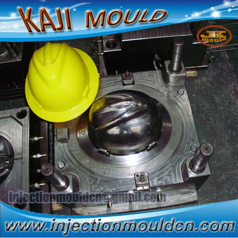 Make high quality cheap plastic injection molding, safety helmet mold, plastic helmet moulds