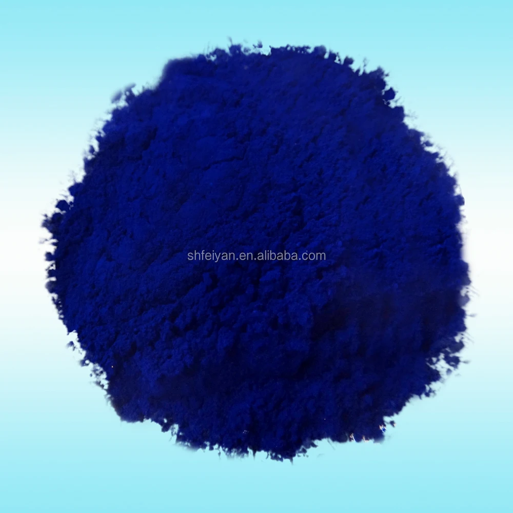 Iron oxide blue pigment