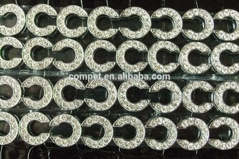 All Sufficient Polished High Quality personalized Zinc Alloy Metal DIY Plain slide alphabet letters