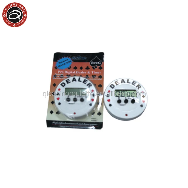 Poker Roulette Baccarat Gambing Products Casino Professional Dealer Timer button for Texas