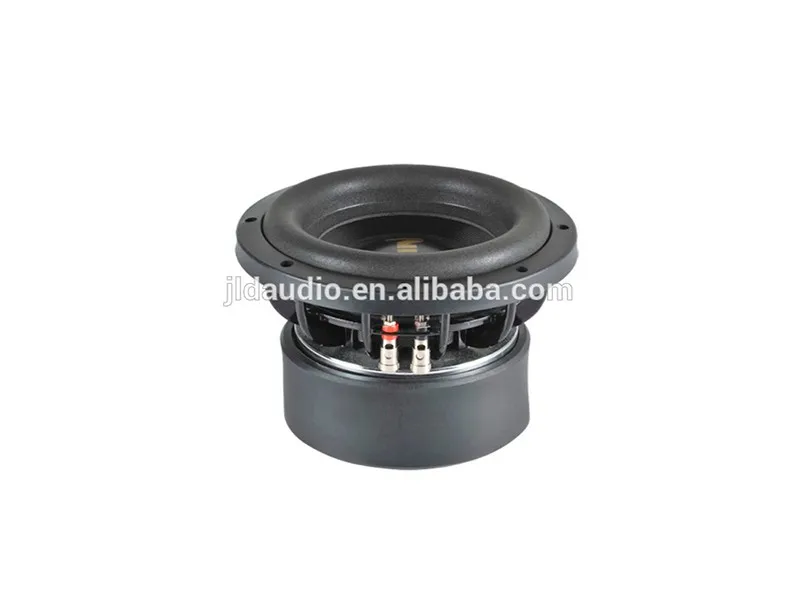 JLD Factory 350W RMS 8 Inch Car Audio Subwoofer 100Oz FEA with Dual Voice Coil Foam Surround and Aluminium Basket