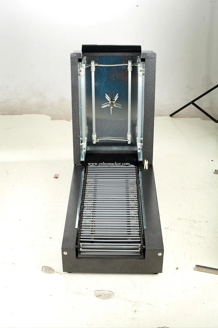 BS-B400 Горячей Небольшой Термоусадочную Тоннеля Упаковочной Машины С Цепи