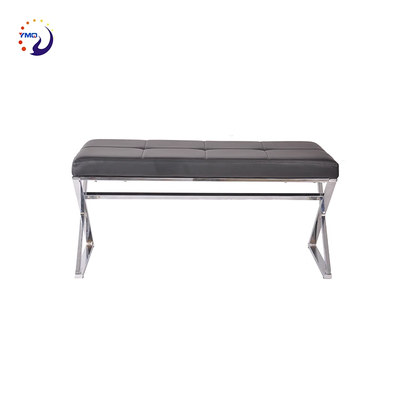 long bench white grey black chair from bazhou Y1226