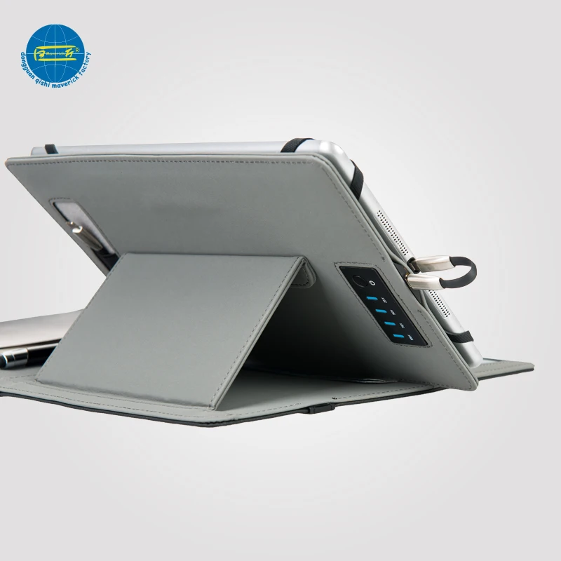 
A4 Leather Business Simple Travel Smart Protfolio with Hardcover 