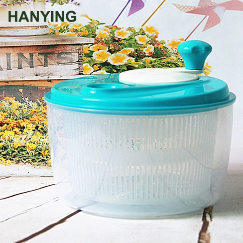 
Salad Spinner Vegetable Washer with Bowl Lockable Basket and Smart Lock Lid kitchen tool Salad Spinner 