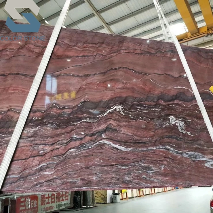 Лучшее качество Лучшая цена! Бразильские экзотических красный fusion Кварцит Плит