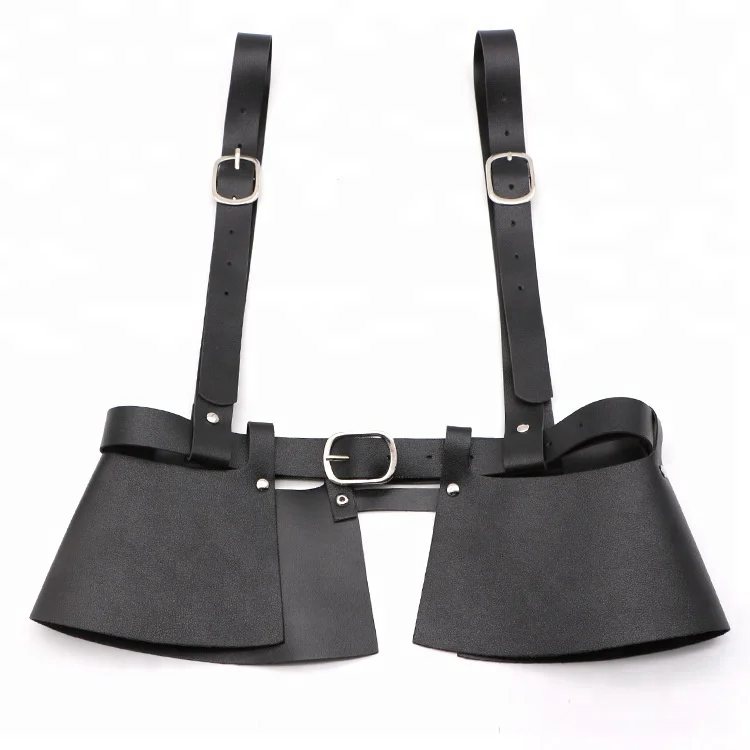
wholesale New fashion strap black PU waist gown female hipster nightclub show vest decorative belt women 