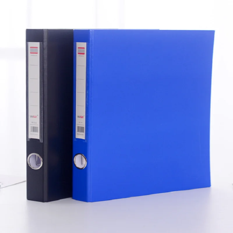 Office Stationery Hole A4 Size Paper File Folder With Double Clip Types Of Office Stationery File Ring Binder