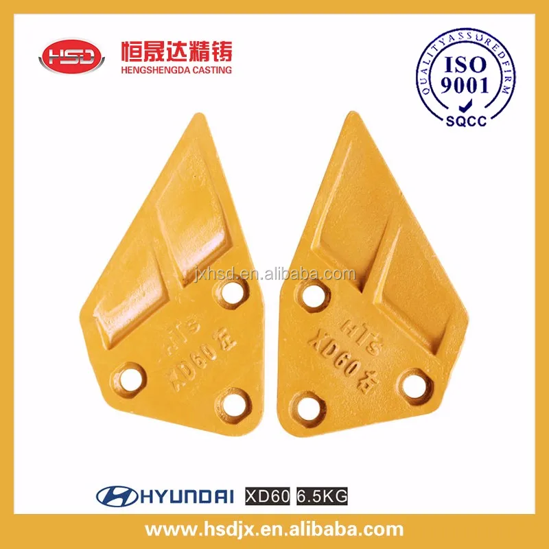 R60 excavator bucket side cutter for hyundai excavator buckets cutting blade