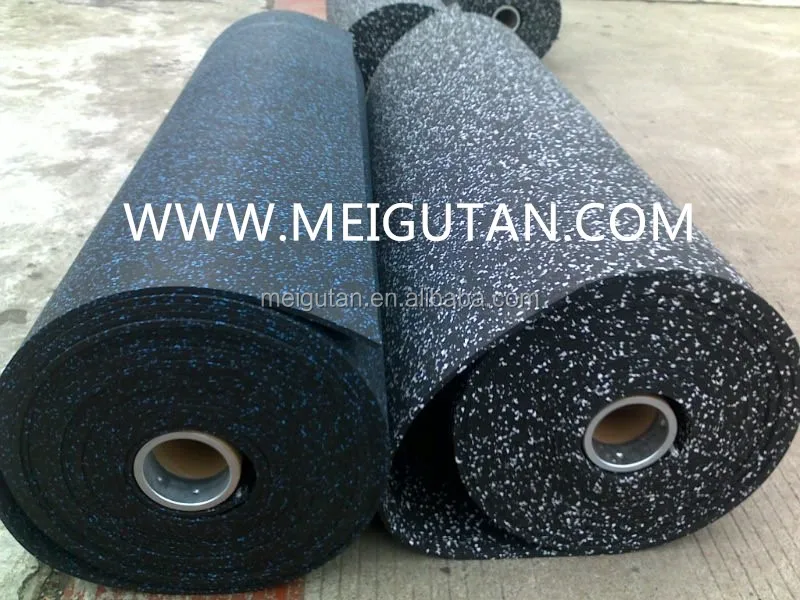 
slip proof and anti shock rubber mats for gym rubber flooring 