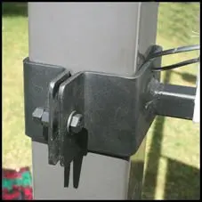 Продажа китайских железных прямых кронштейнов для баннеров