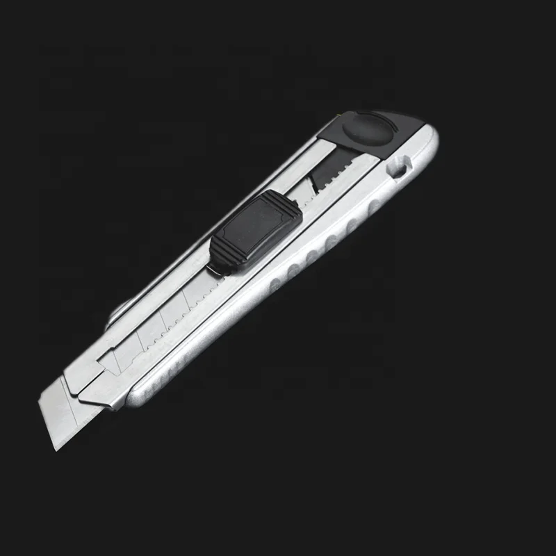 
25mm auto lock alloy utility knife cutter side cutter knife 