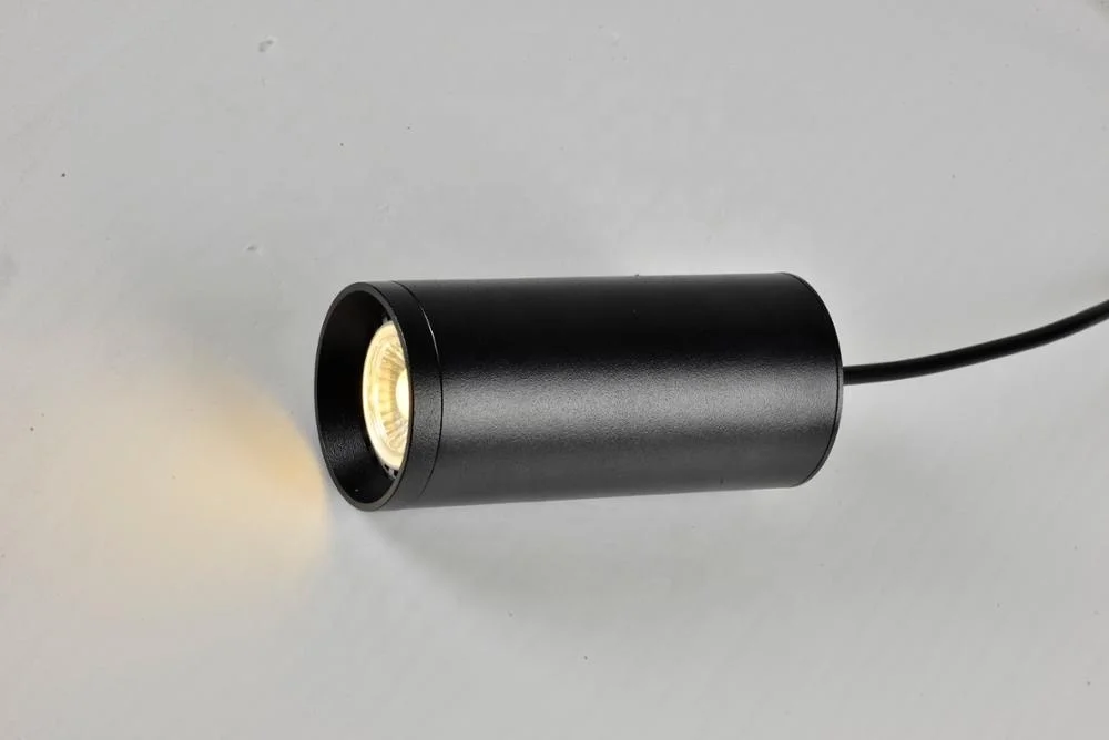 Hanging Black LED Light mr16 GU10 Pendant Light LED Suspended Ceiling Downlight