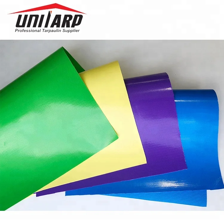 Waterproof 650 gsm Tarpaulin PVC Vinyl Coated Polyester Fabric Tarpaulin
