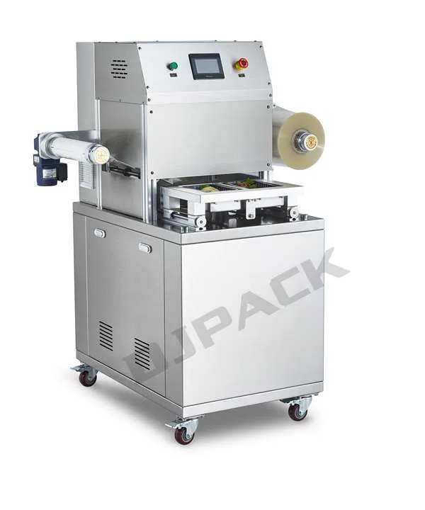 
DQ310L-V упаковочную машину карта Упаковщик лотков паста растительное фрукты Traysealer упаковщик машина запечатывания подноса 