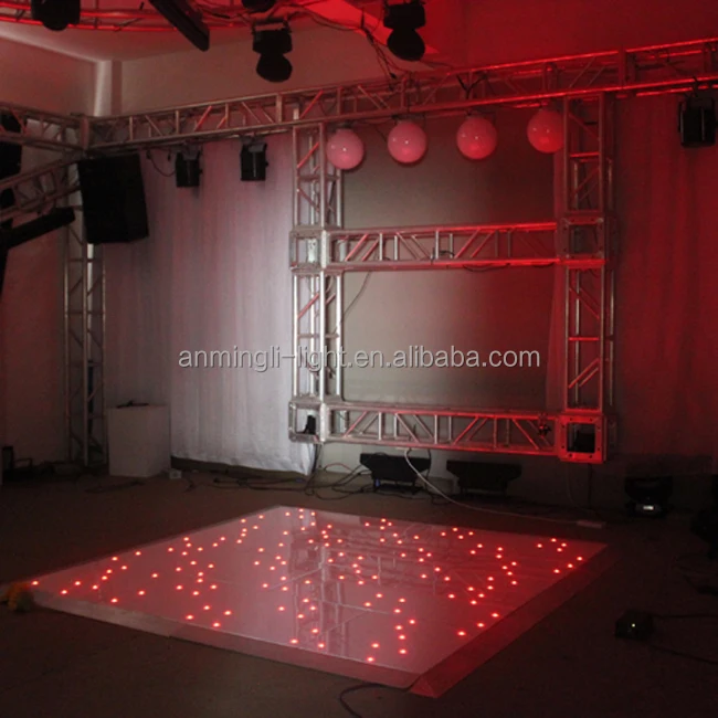 Wireless RGB led dance floor / portable Wedding Dance Floor Light For Sale